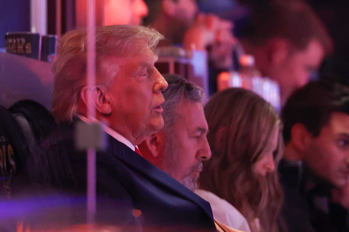 Trump appeared to fall asleep during New York Knicks finals game and real fans are furious