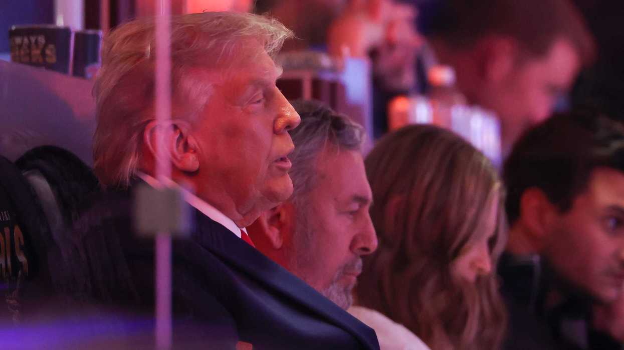 Trump appeared to fall asleep during New York Knicks finals game and real fans are furious