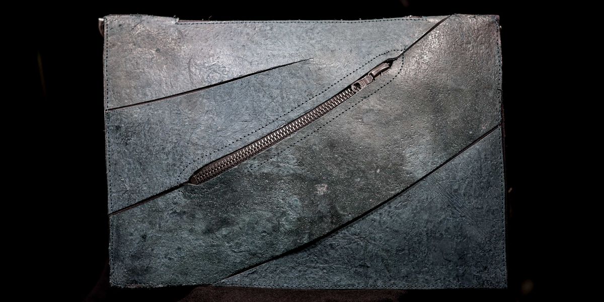 Is this the world's oldest bag? 'T-Rex' leather clutch is about to go up for auction