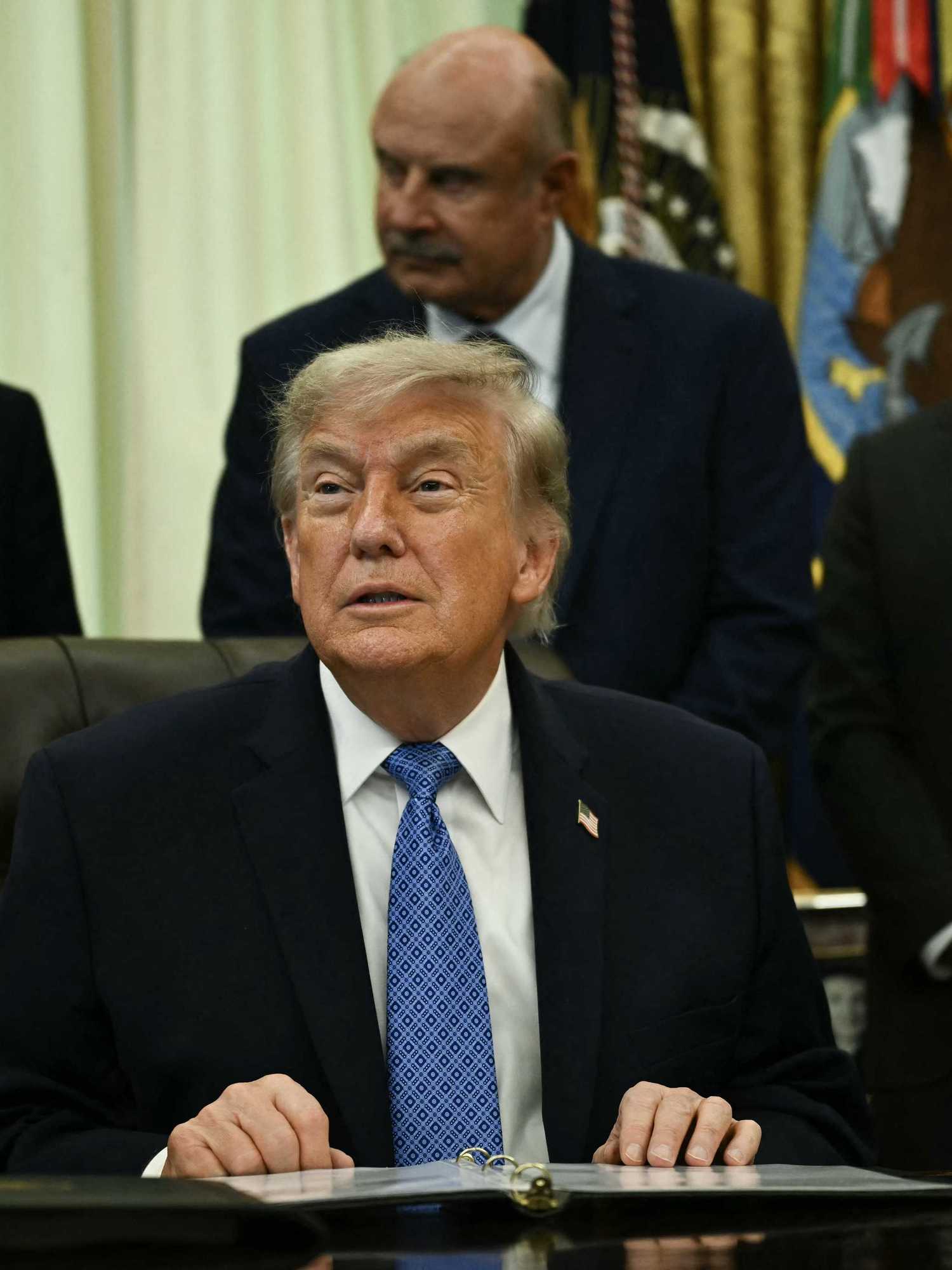 People can't believe the three-word term Trump came up with for reflecting pool algae
