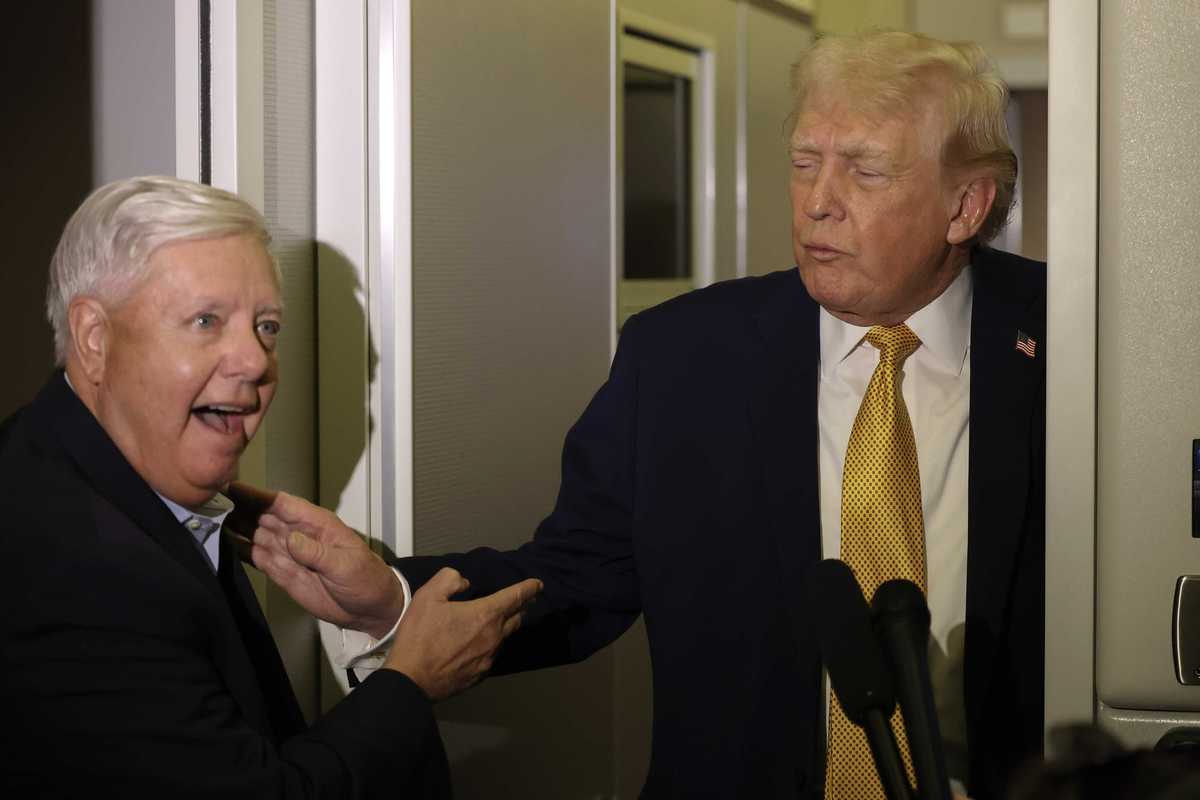 Trump criticised over post remembering Lindsey Graham: 'Everything is about him'