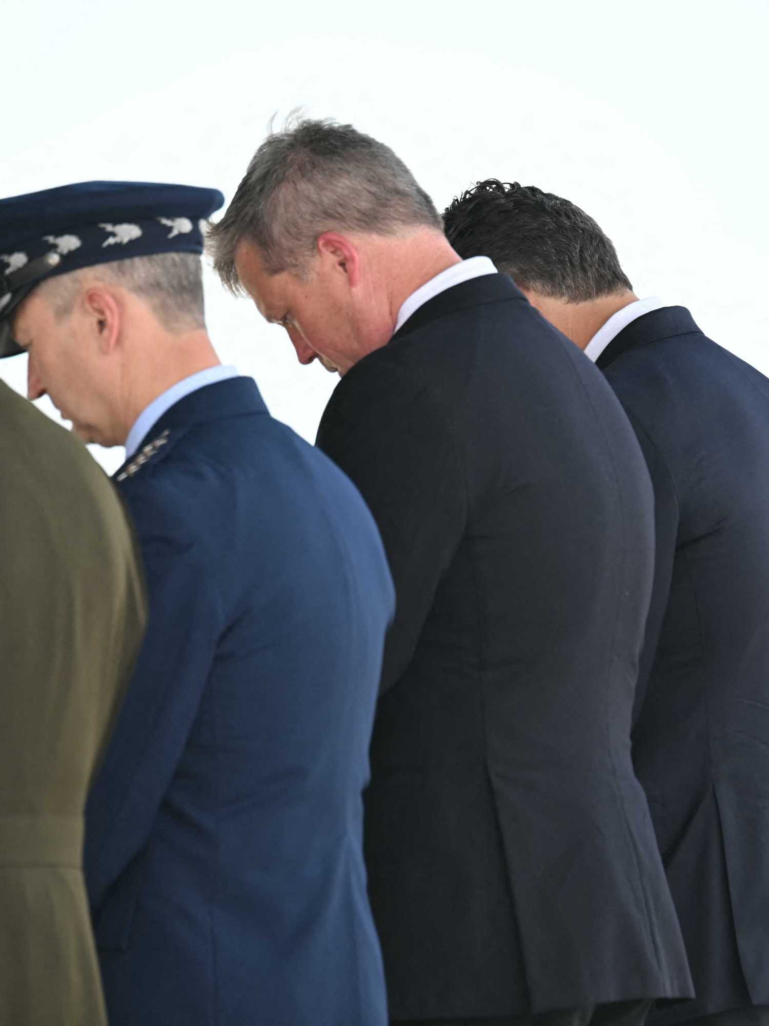 People are claiming Trump refused to bow his head for fallen US troops