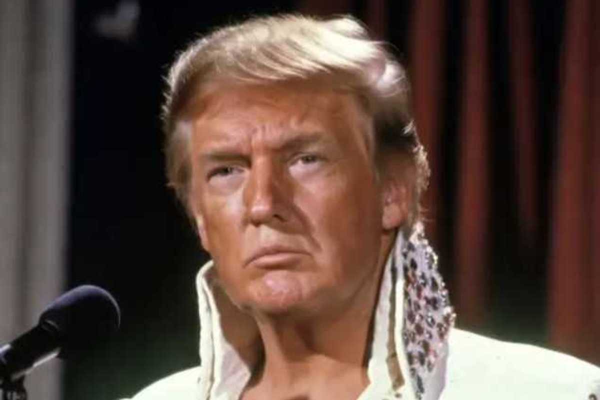 Trump ridiculed after sharing AI image of himself as Elvis Presley in wild posting spree