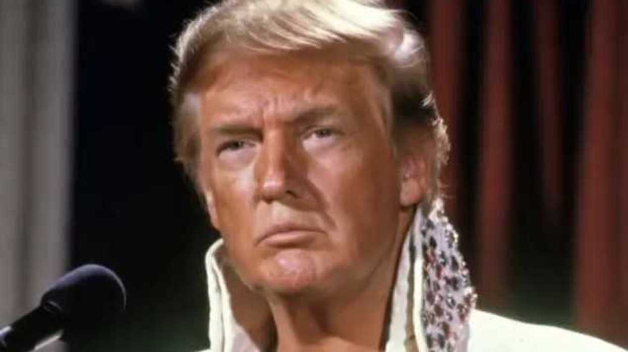Trump ridiculed after sharing AI image of himself as Elvis Presley in wild posting spree