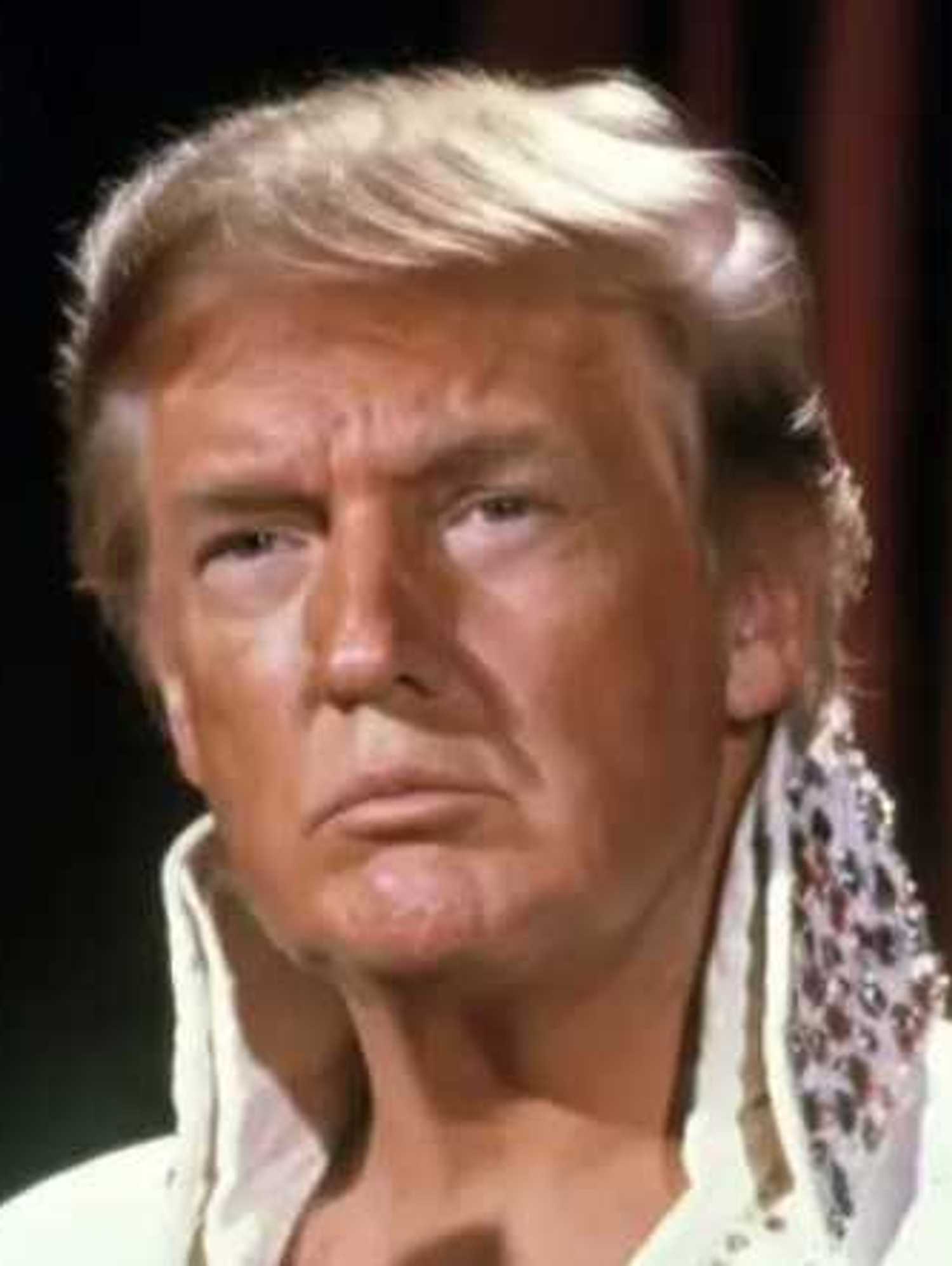 Trump ridiculed after sharing AI image of himself as Elvis Presley in wild posting spree