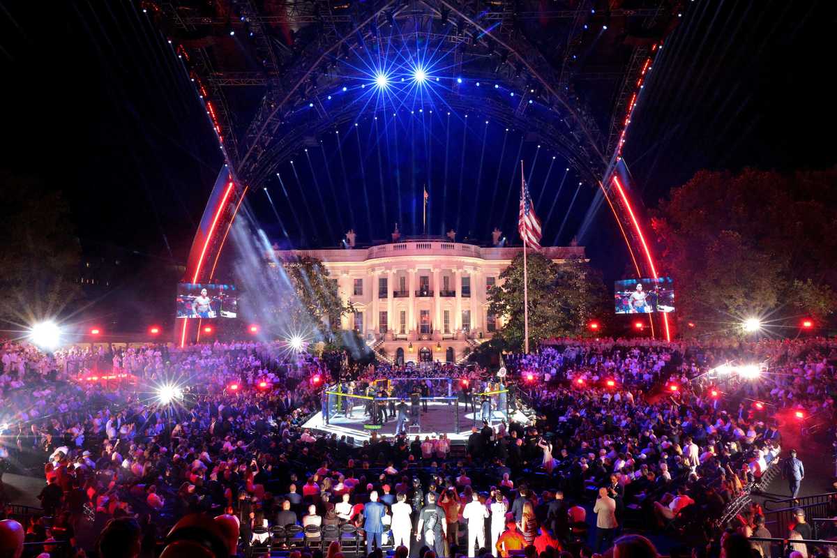 Trump claims White House UFC event was a huge success - but there’s one issue