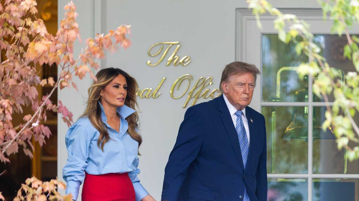 Melania Trump makes first public appearance in weeks – and people have a theory