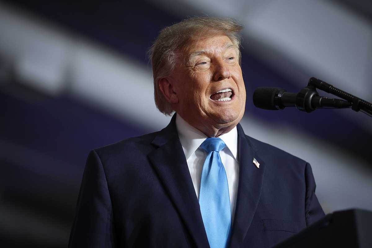 Trump questioned why he told supporters to mail votes despite fraud claims
