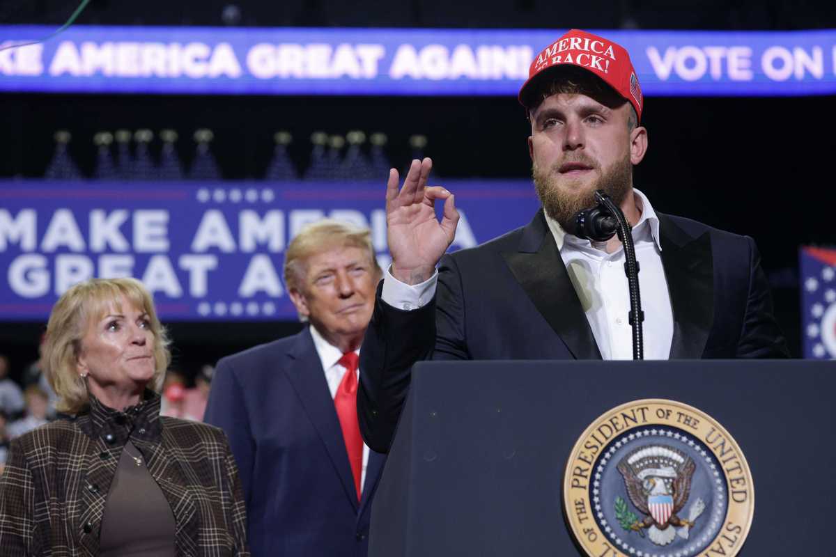 Jake Paul suggests leftists are jobless in MAGA rally speech and it backfires