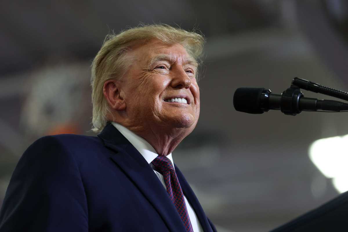 Trump interrupted by three hecklers within minutes at Ohio rally – here's what they shouted