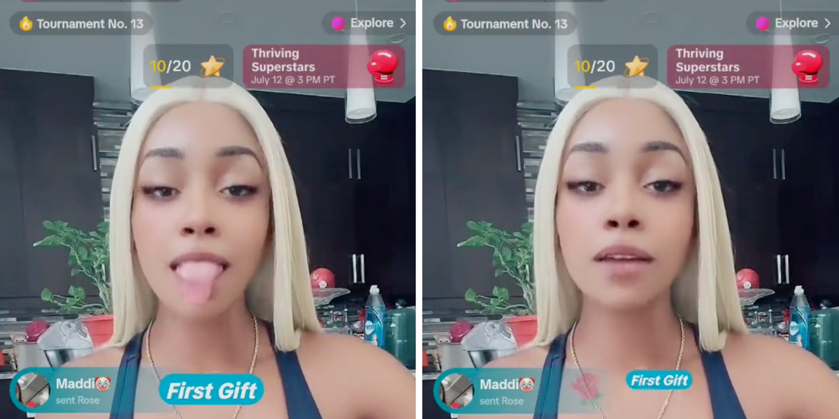 A woman who went viral on TikTok after saying the ice in her