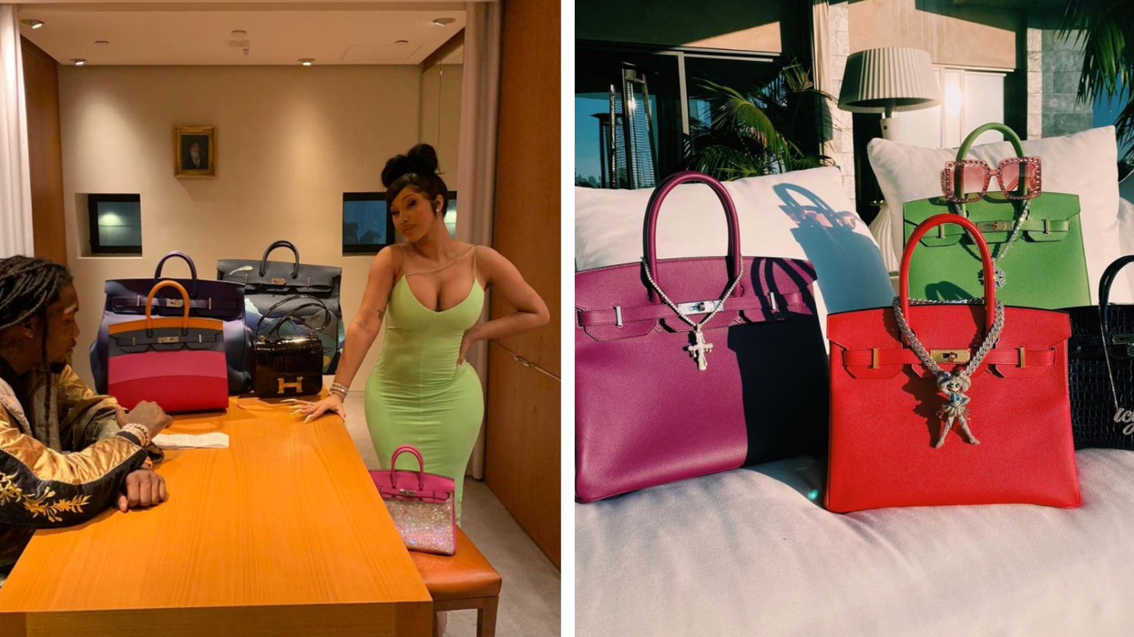 Cardi B Gifts Daughter Kulture $48K Bedazzled Birkin Bag