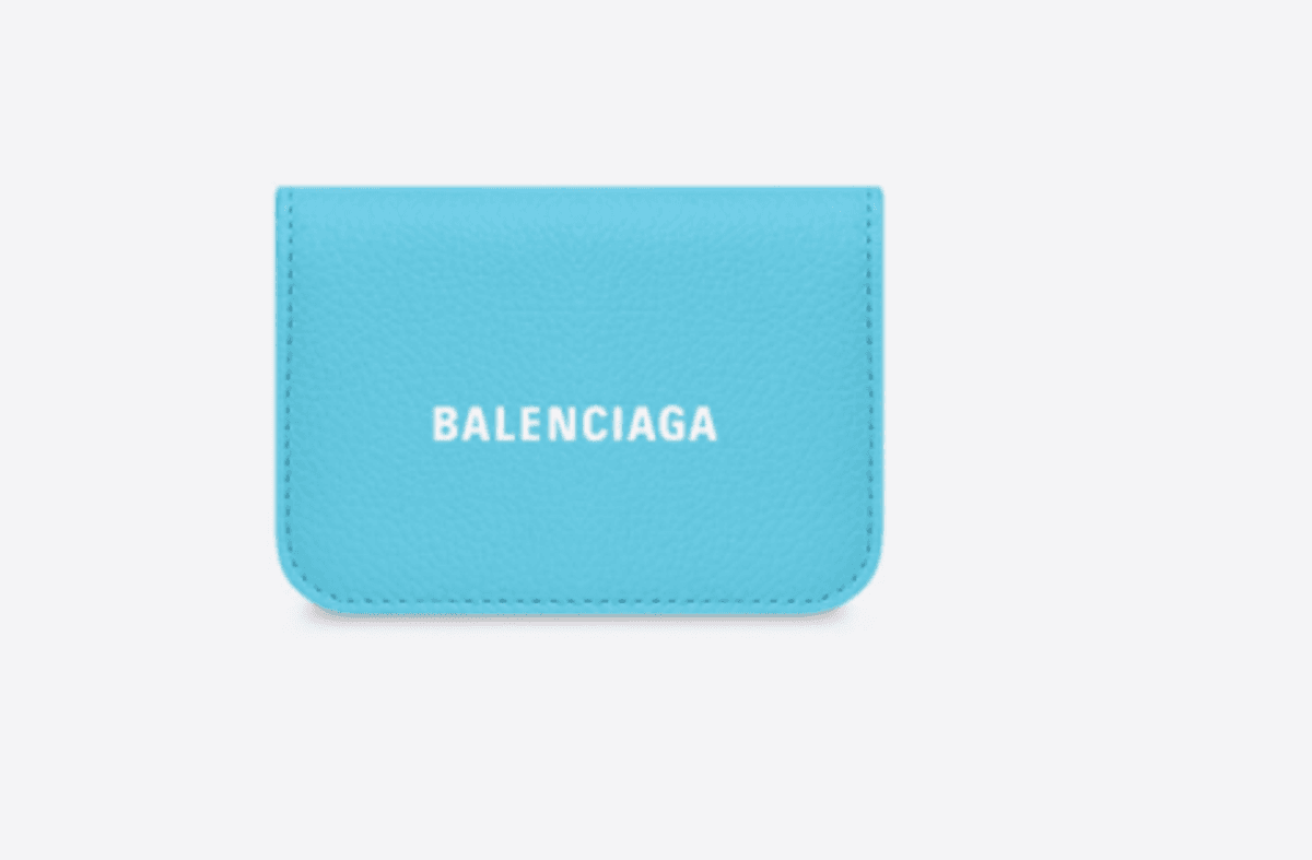 Women’s Cash Mini Wallet in Azur/White | indy100