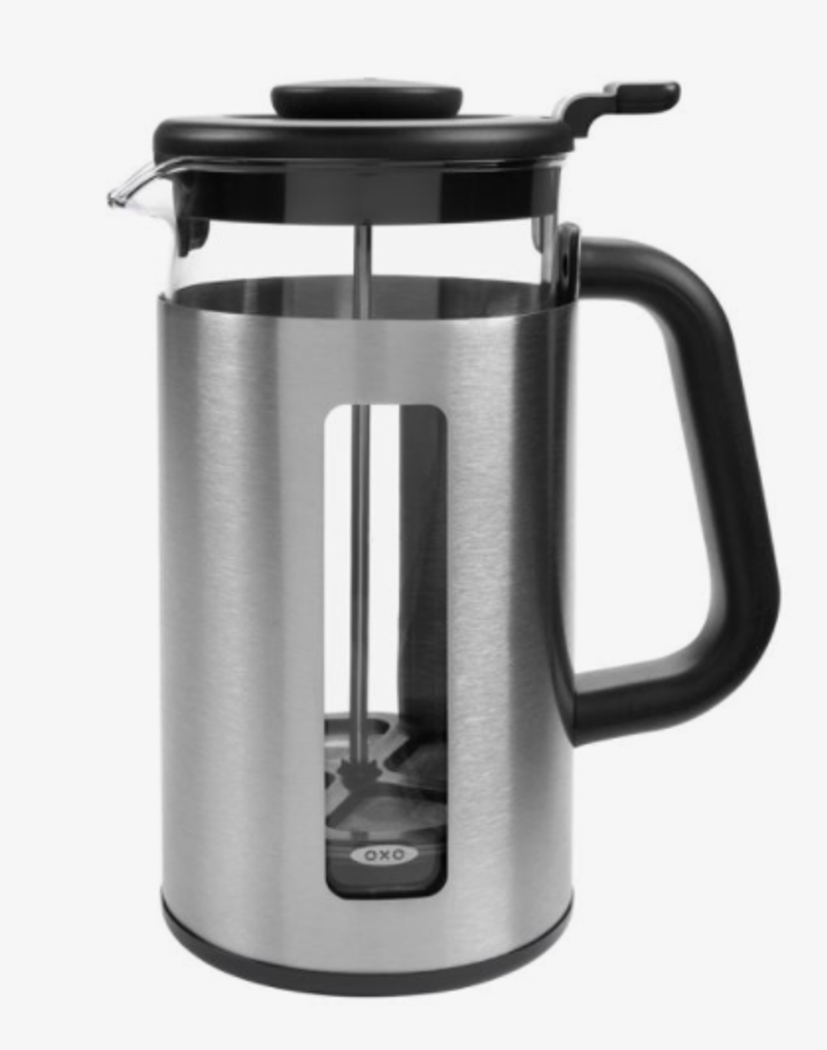 OXO Brew 8Cup French Press Coffee Maker with GroundsLifter indy100