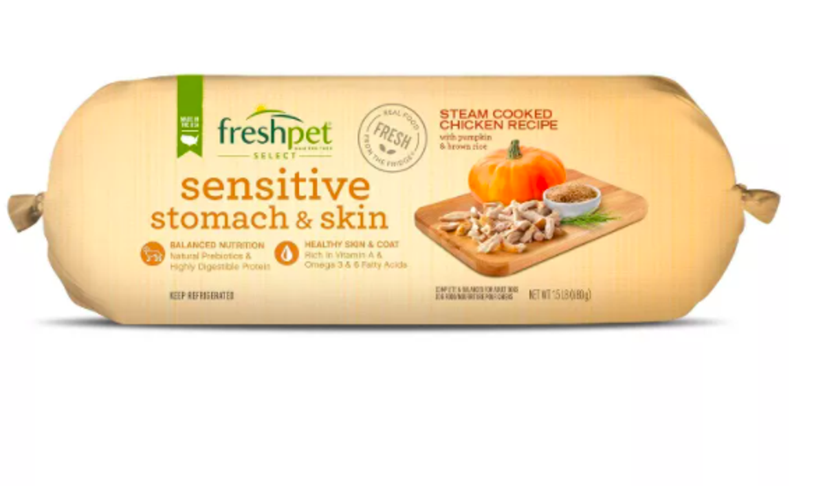 Freshpet Select Roll Sensitive Stomach & Skin Chicken Recipe