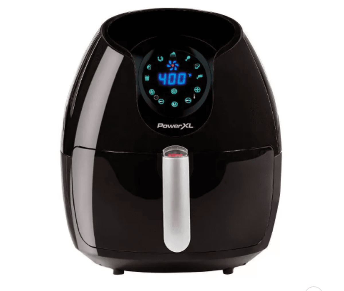 PowerXL 5qt Single Basket Air Fryer Black indy100
