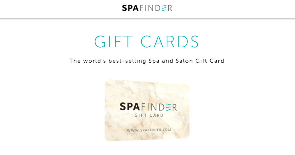 Spafinder Gift Card indy100