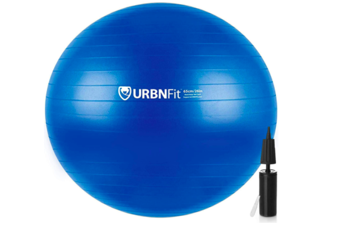 URBNFit Exercise Ball (Multiple Sizes) for Fitness, Stability, Balance