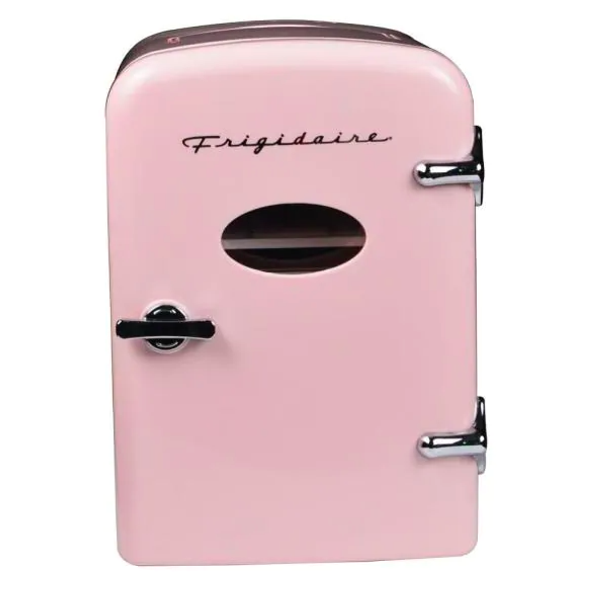 Frigidaire 0.3 cu. ft. 6Can Retro Mini Fridge in Pink indy100