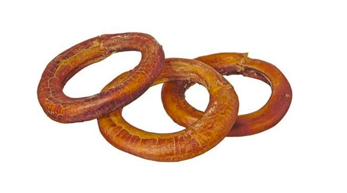 Pawstruck Bully Stick Rings Natural Bulk Dog Dental Treats & Healthy