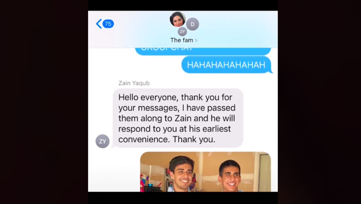 Man reveals his brother got his secretary to respond to family WhatsApp group