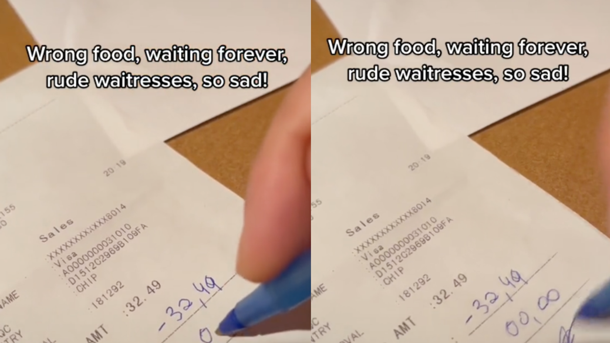 Man sparks TikTok debate after giving a negative tip to restaurant staff