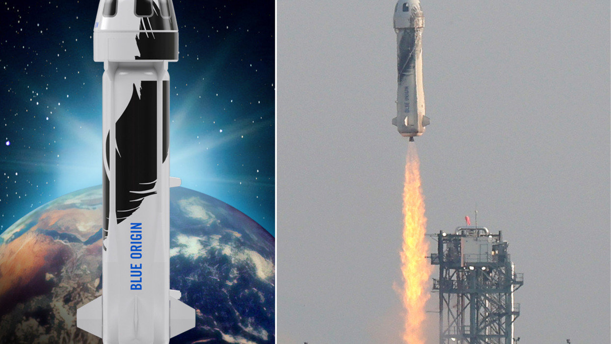 A model of Jeff Bezos’ rocket that ‘looks like a sex toy’ is selling for a suggestive $69