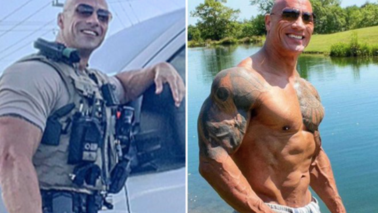 The Rock left stunned after learning of a police officer that looks exactly like him