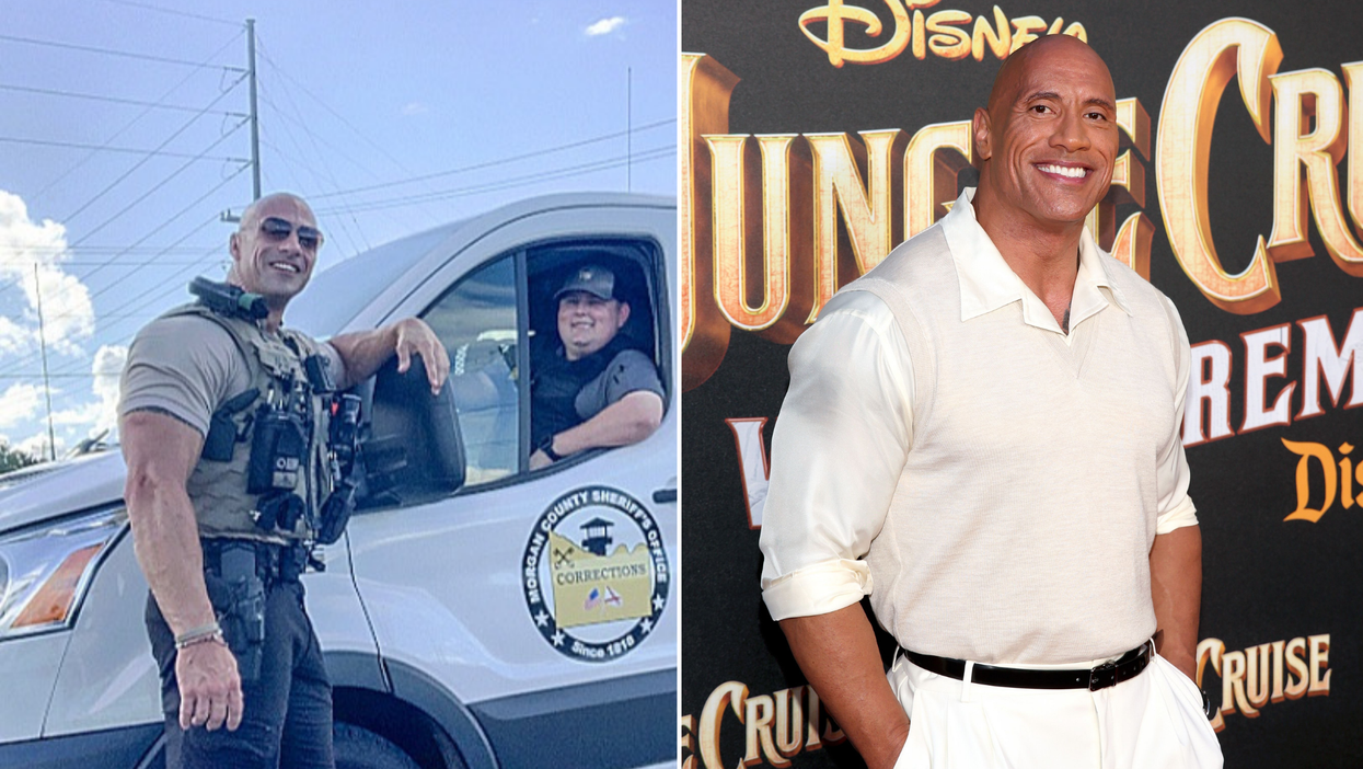 This US cop looks a lot like Dwayne ‘The Rock’ Johnson and people are stunned