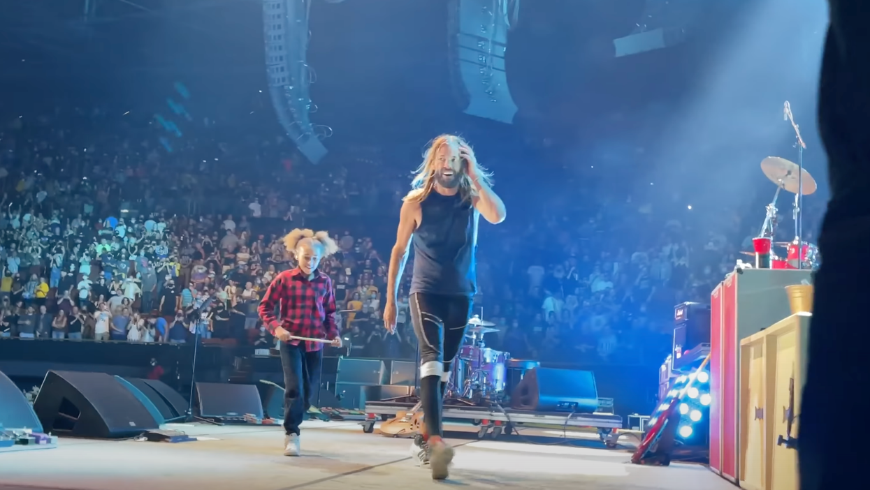 11-year-old who challenged Dave Grohl to drum battle finally performs with Foo Fighters
