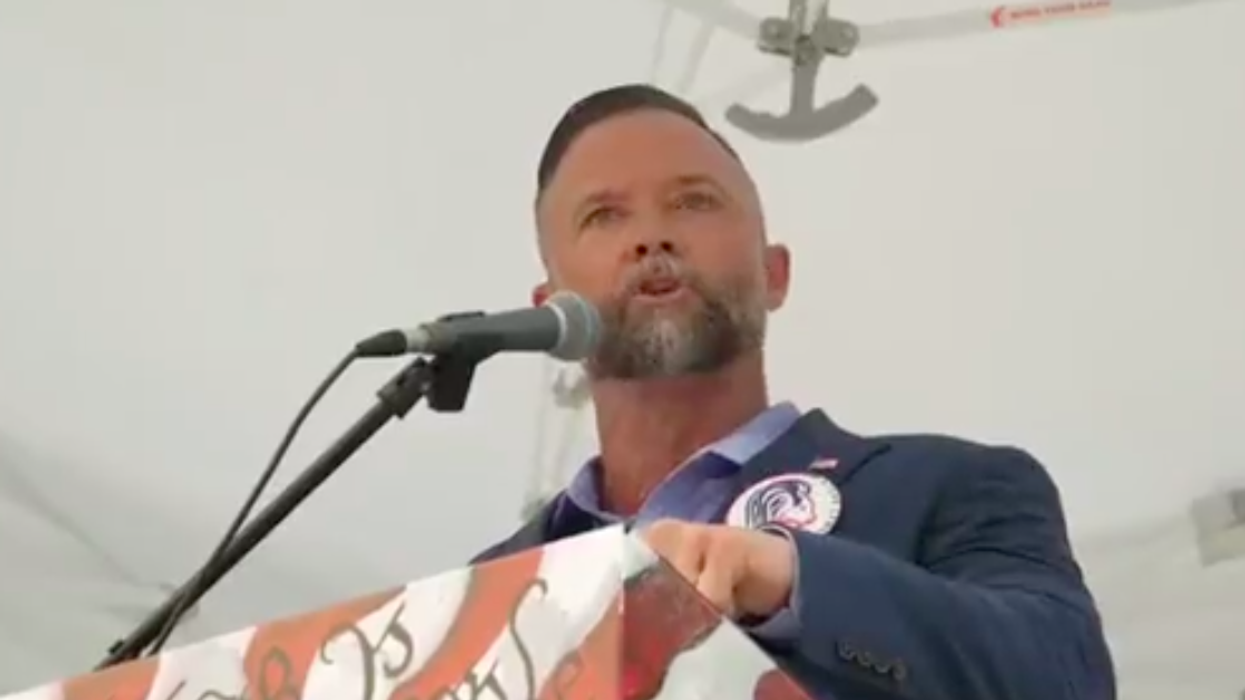 Republican candidate’s threat to physically remove a school board compared to The Handmaid’s Tale