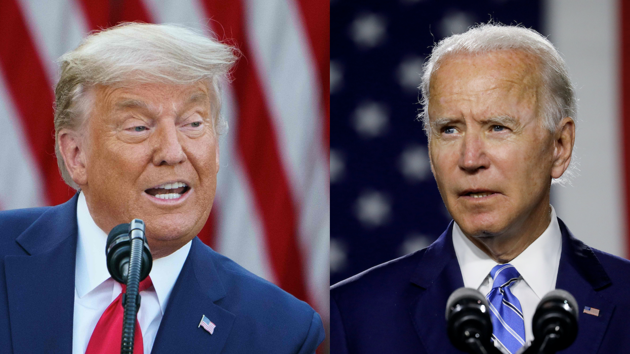 According to Trump's own logic Joe Biden has won by a 'landslide'