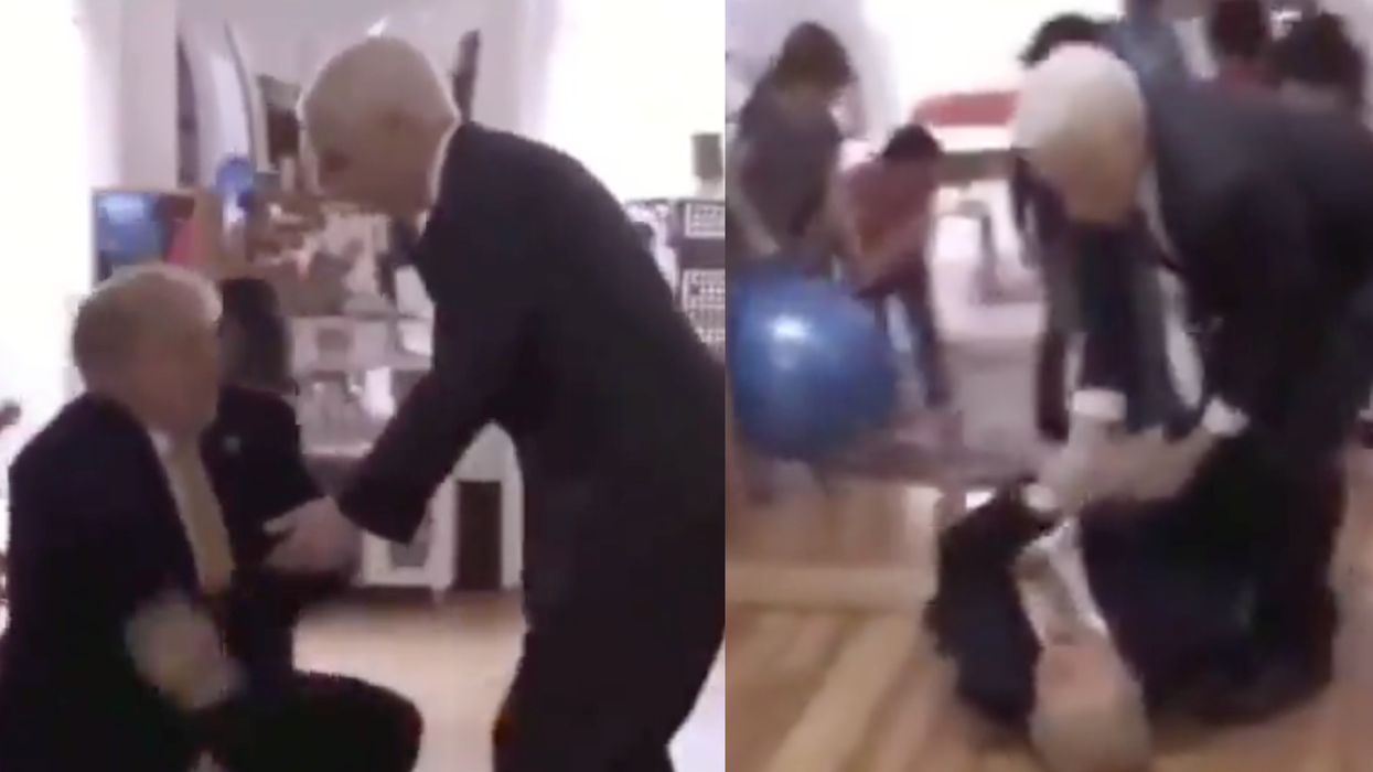 Hilarious parody video shows screaming Trump refusing to leave White House in furious tantrum