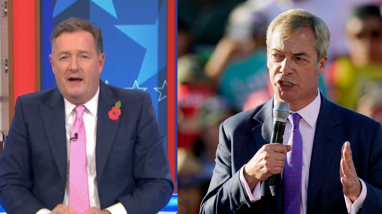 Piers Morgan brutally takes down Nigel Farage for claiming Trump never told anyone to 'inject bleach'