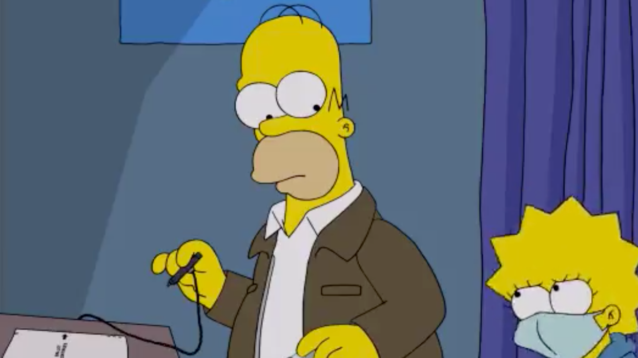 The Simpsons troll Trump one last time before the election with 'genius' clip