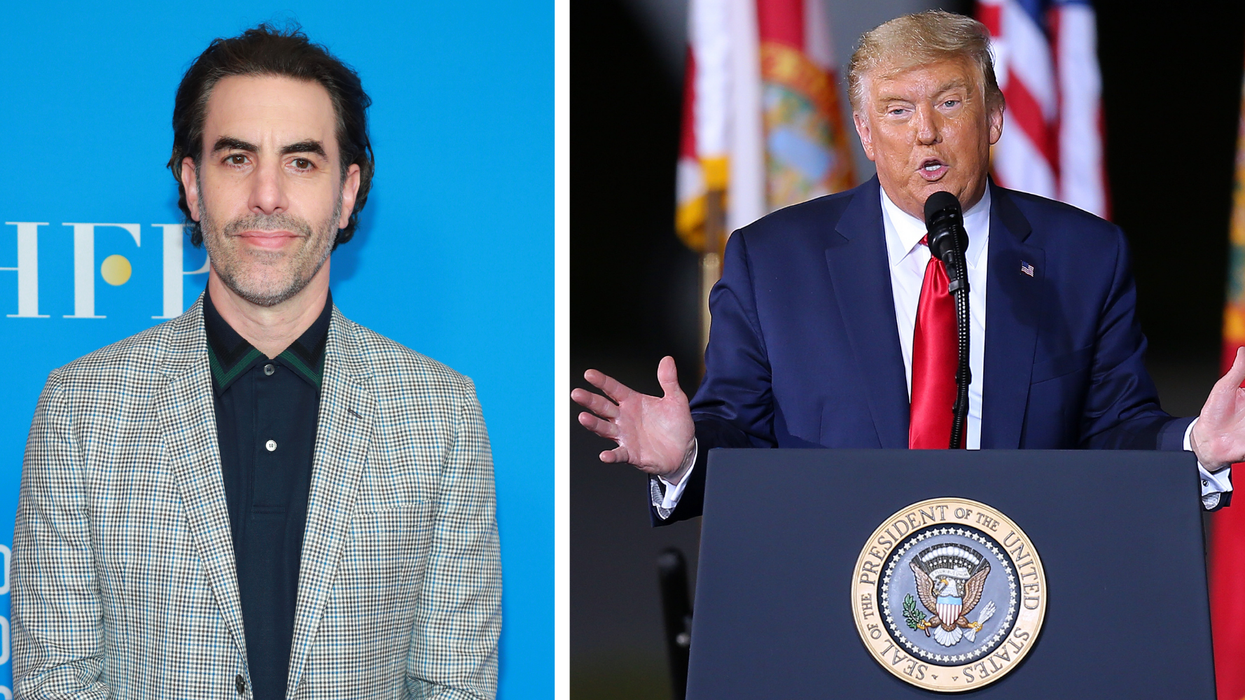 A complete timeline of the bizarre feud between Trump and Sacha Baron Cohen