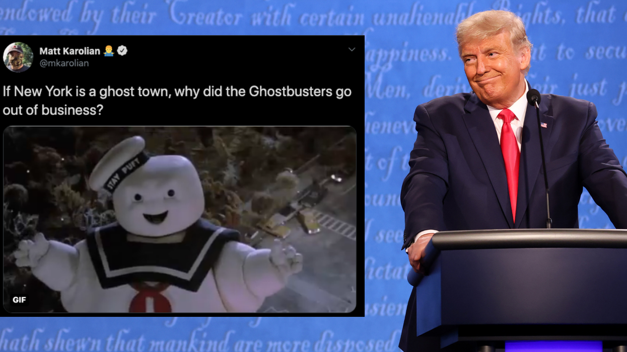Trump called NYC a 'ghost town' and New Yorkers responded with hilarious Ghostbuster memes