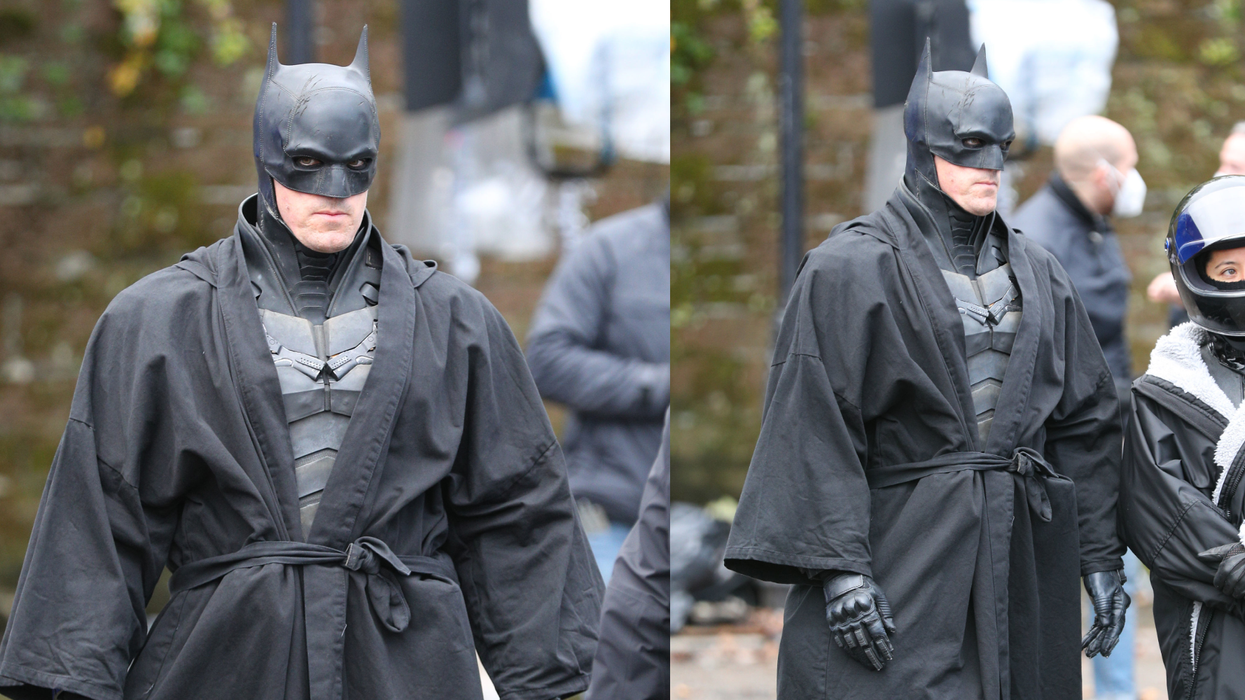 Robert Pattinson's Batman was spotted wearing a bathrobe and people cannot stop making jokes