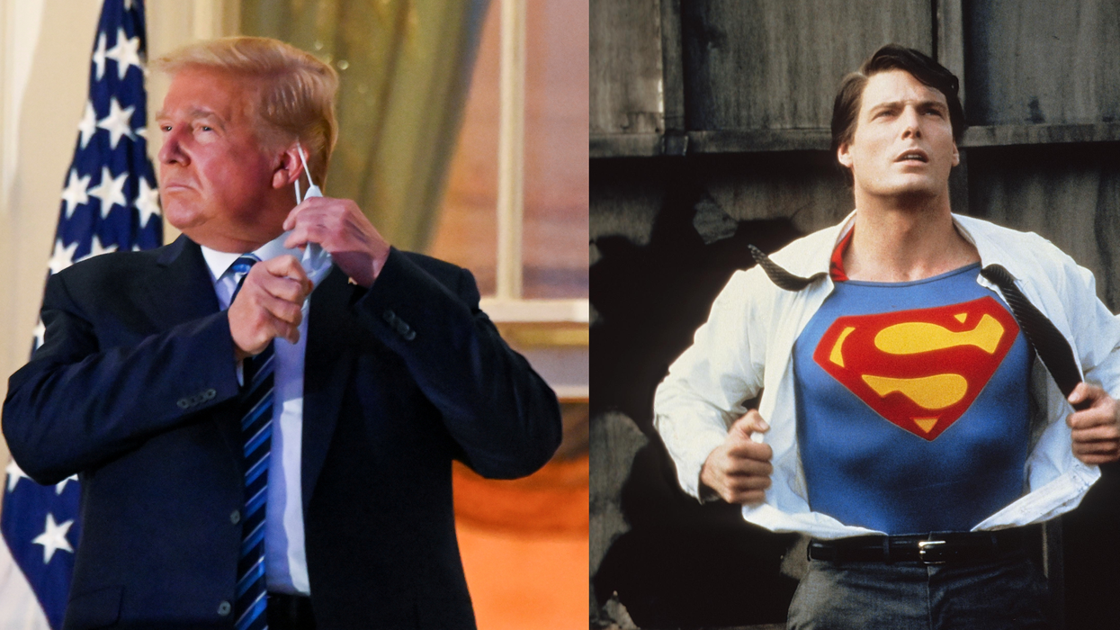Trump ridiculed for reportedly wanting to imitate Superman after he returned from the hospital
