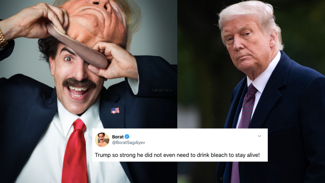 Borat has joined social media and is already hilariously 'mocking' Trump