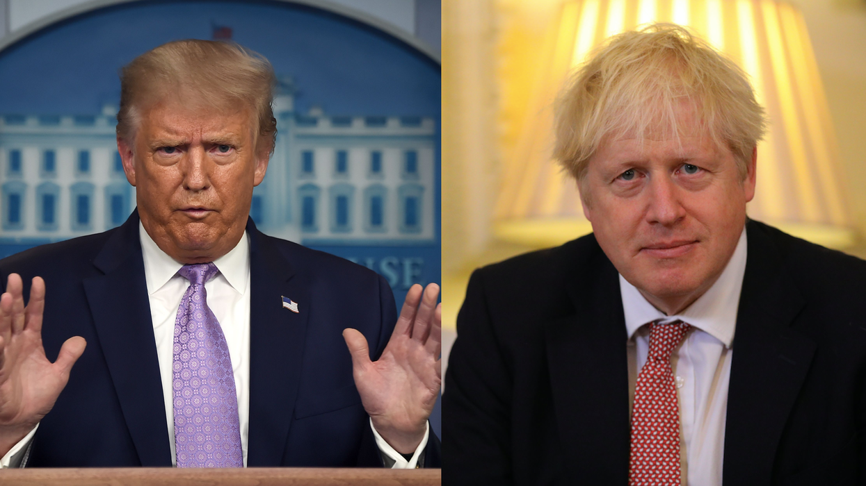 Trump accused of racism when thanking Boris Johnson for his support after Covid diagnosis