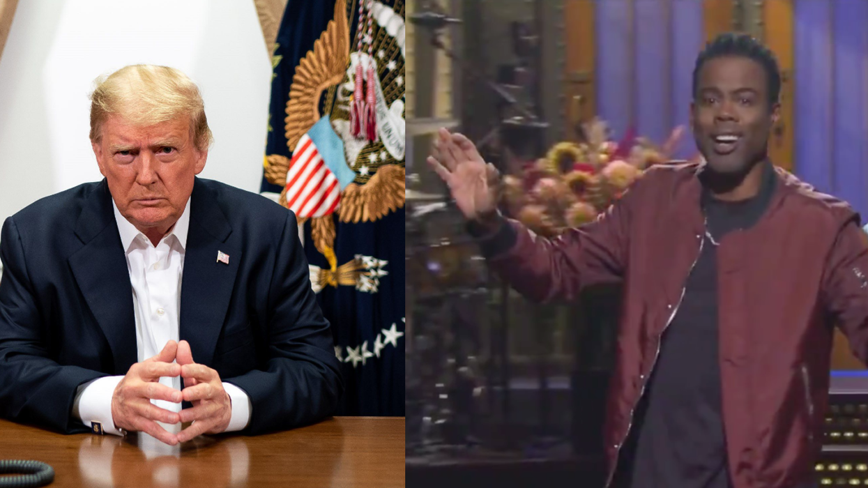 Trump supporters are furious with Chris Rock's 'evil' joke about the president's health on SNL