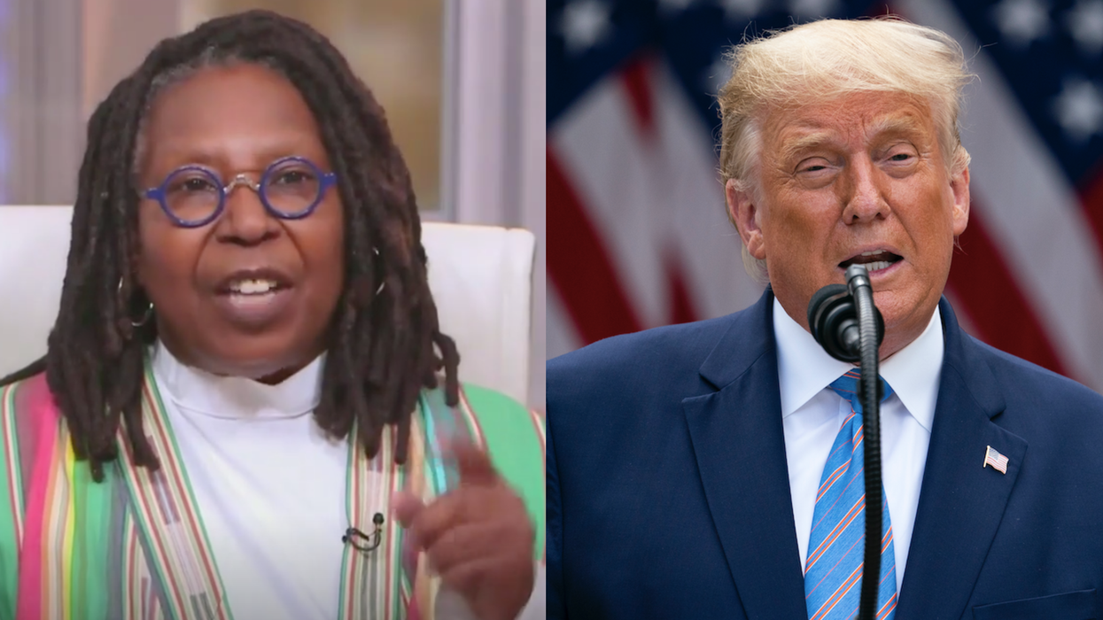 Whoopi Goldberg rants about the struggles that her mother had with taxes compared to Trump