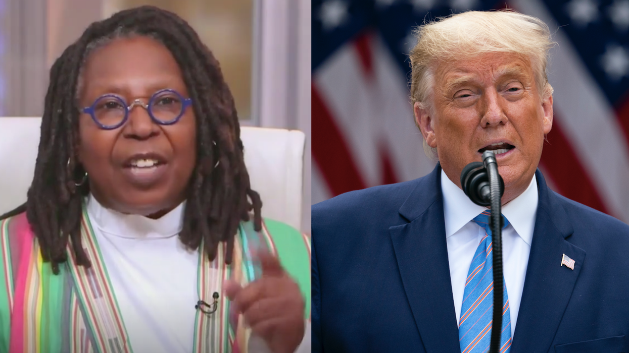 Whoopi Goldberg rants about the struggles that her mother had with taxes compared to Trump