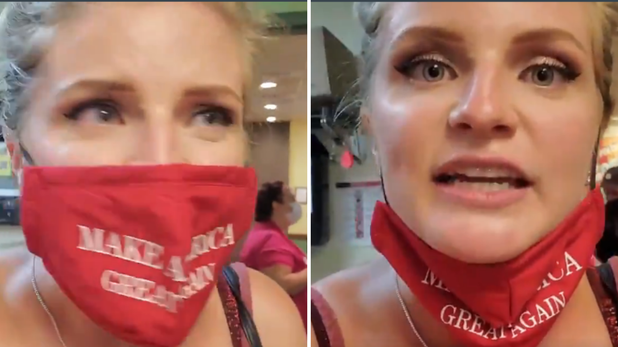 Pro-Trump 'Gun Girl' Kaitlin Bennett gets chased off college campus when trying to 'interview' students