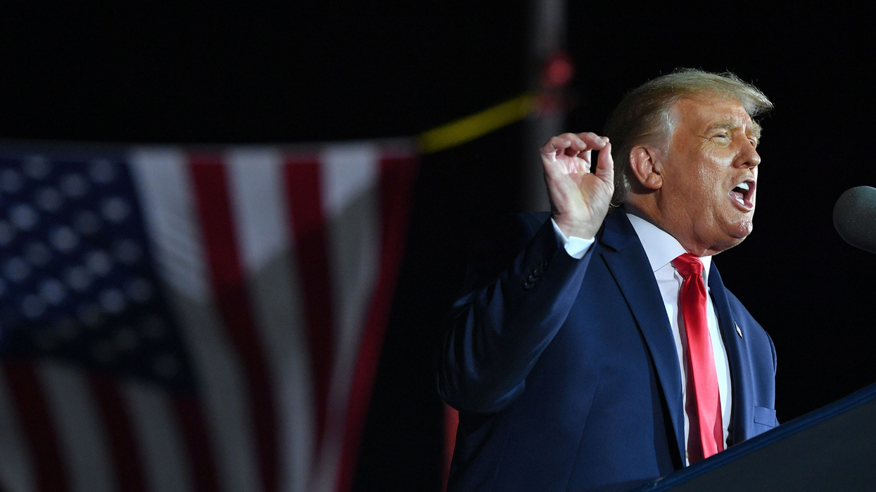 Trump leaves people speechless with bizarre choice of arrival song in Michigan rally