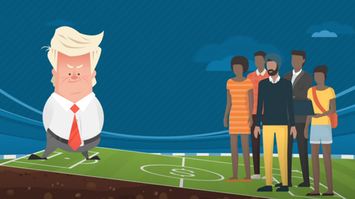 Stephen Fry explains how he thinks Trump has benefitted from racism in this disturbing video