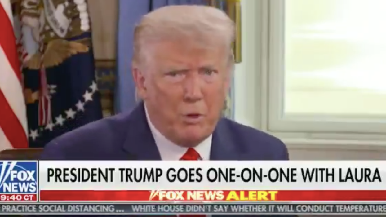 Trump interrupts himself in the middle of TV interview to tell the camera he 'wants football'