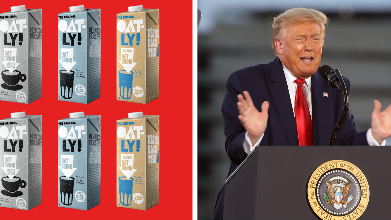 Oat milk fans furiously threaten to boycott leading brand as ties to Trump-supporting investment firm come to light