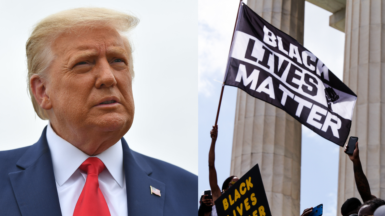 Trump claims Black Lives Matter is 'discriminatory' and 'bad for Black people'